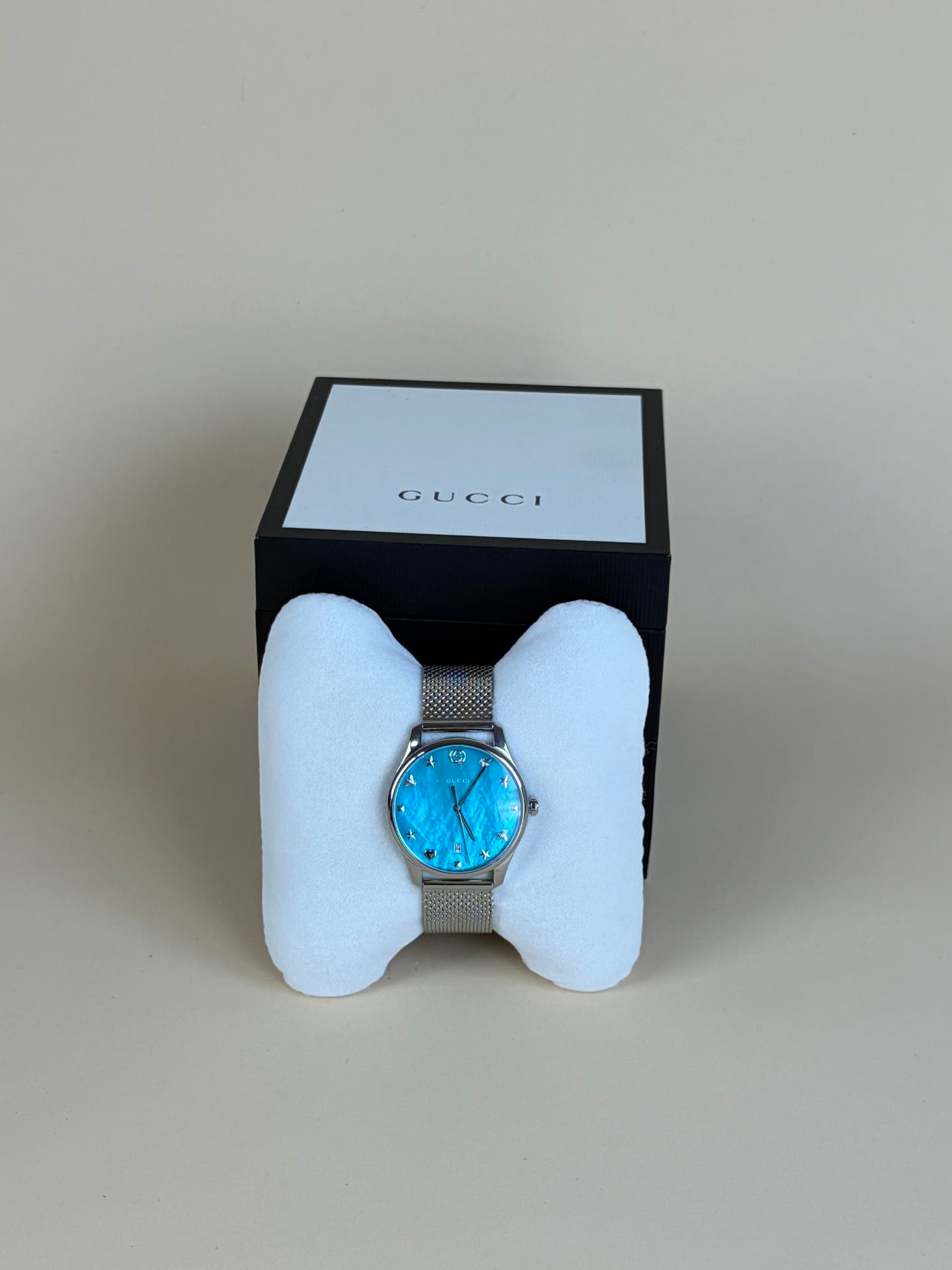 Gucci Stainless Steel Timeless Quartz Watch