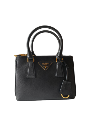 Prada Black Double Zip Mini Tote Bag-handbag-Prada-The Closet Egypt