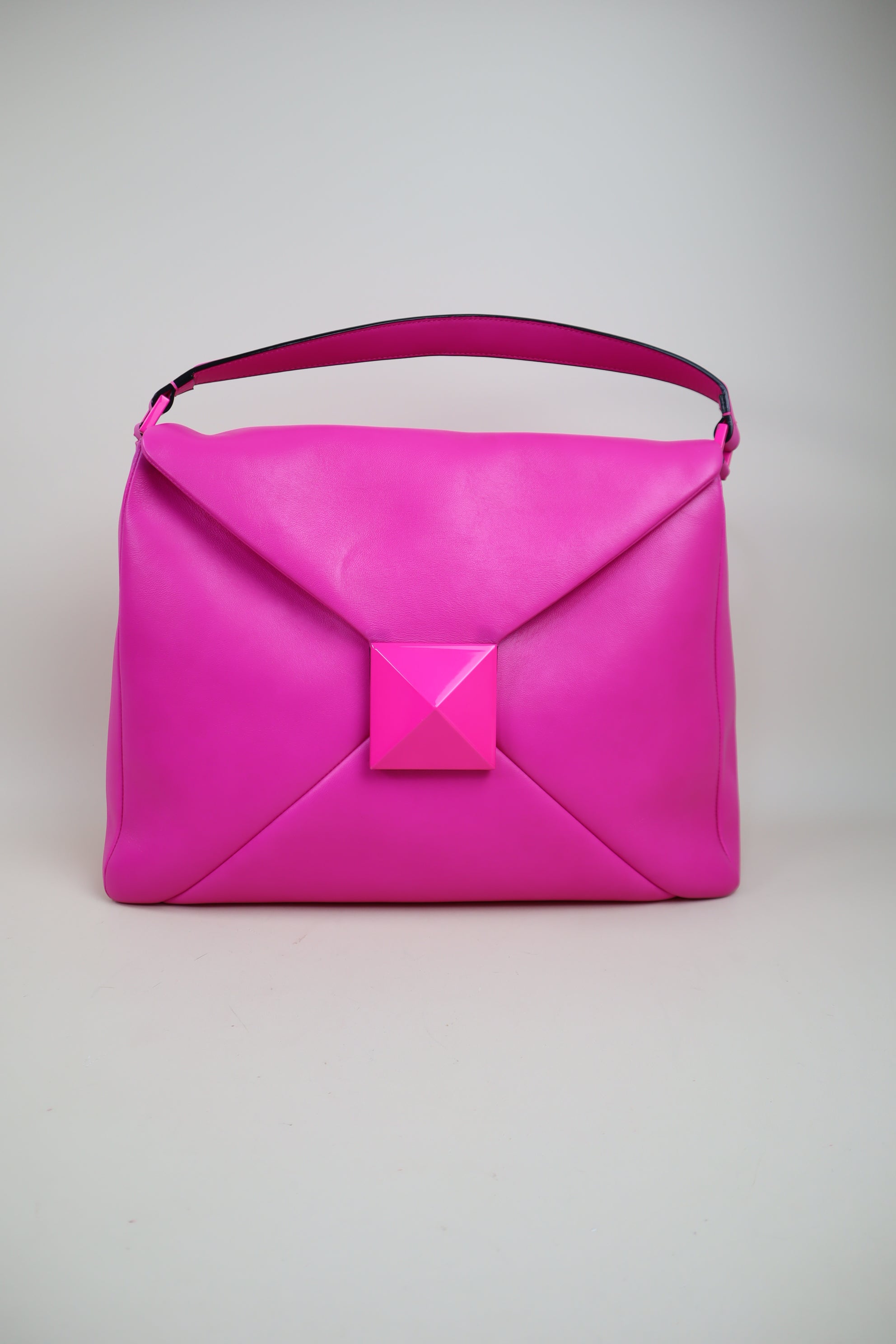 Valentino Hot Pink One Stud Tote Bag