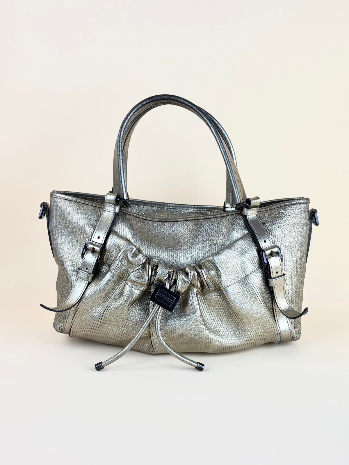 Burberry prorsum gold metallic shoulder bag