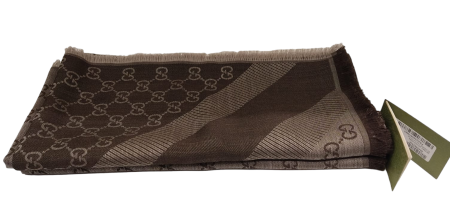 Gucci Brown GG Scarf-Scarf-Gucci-The Closet Egypt