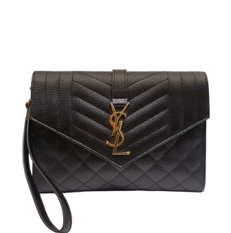 YSL Black Classic Envelope Bag-handbag-YSL-The Closet Egypt