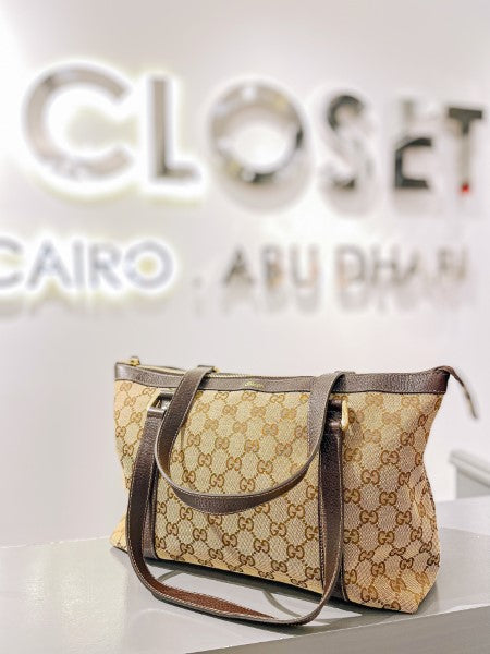 Gucci Bicolor GG Abbey Tote Bag-handbag-Gucci-The Closet Egypt