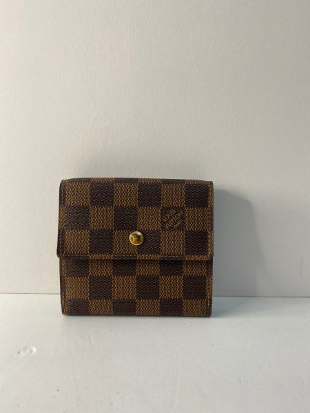 Louis Vuitton Ebene Small Wallet W/ PM Initials-wallet-Louis Vuitton-The Closet Egypt
