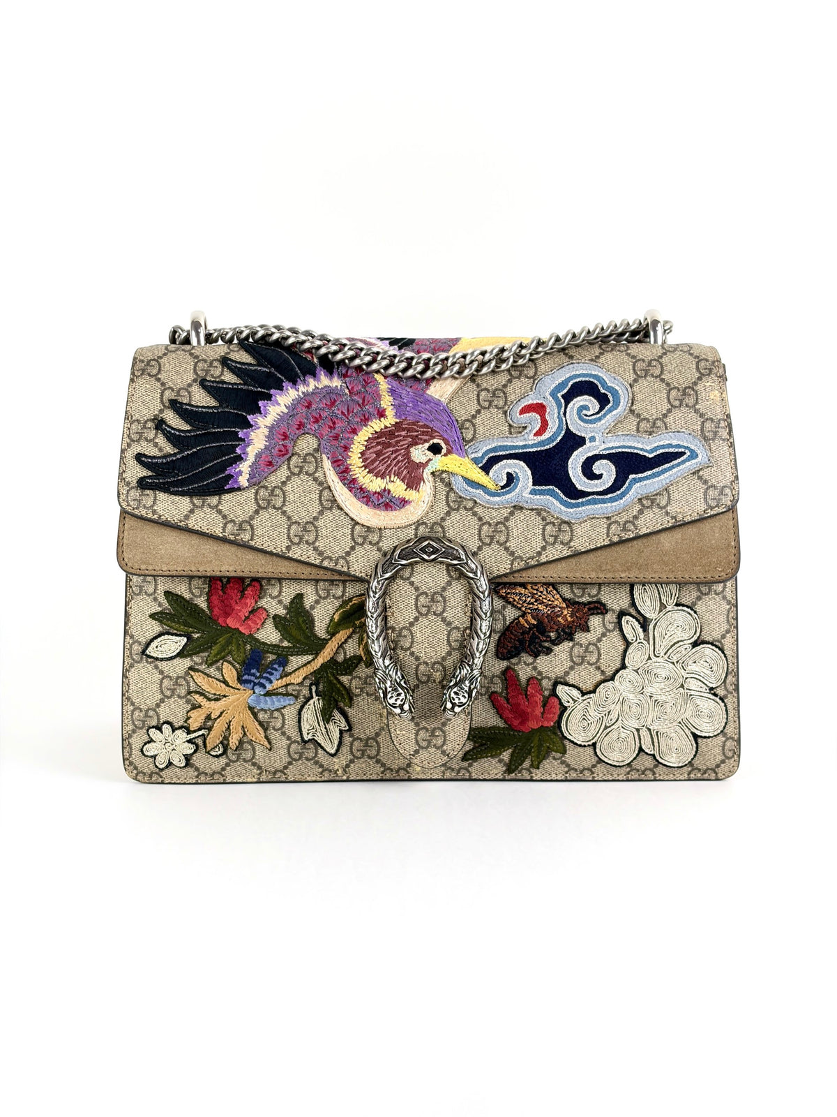 Gucci GG Supreme monogram Embroidered medium Dionysus