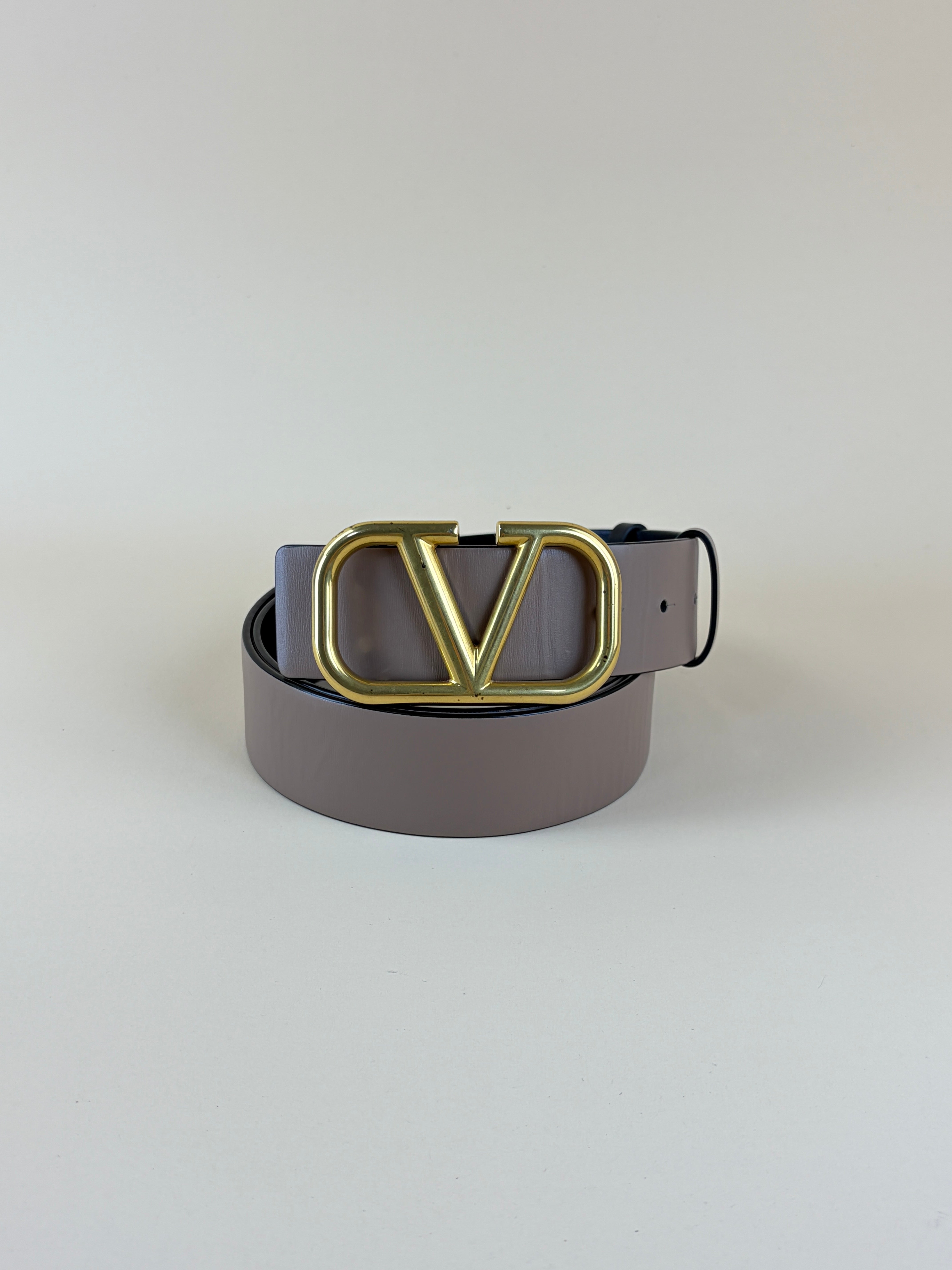 Valentino Bicolor Reversible Vlogo Signature 40mm Belt 36