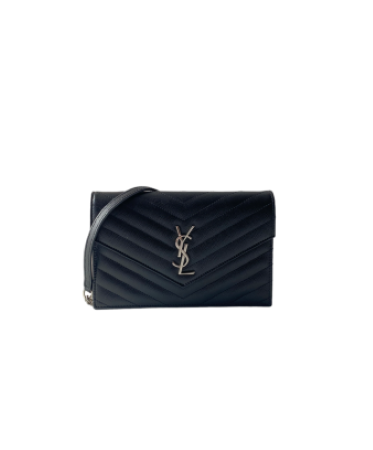 YSL Black Envelope WOC-Wallet Chain-YSL-The Closet Egypt