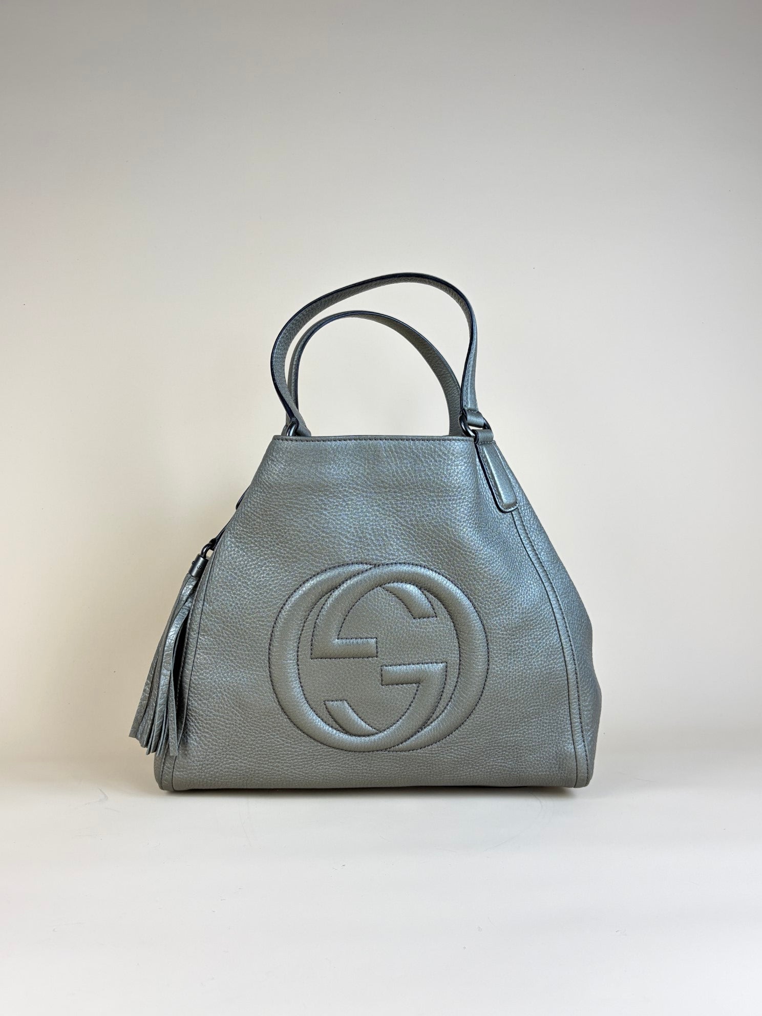 Gucci Grey Soho Medium Shoulder Bag
