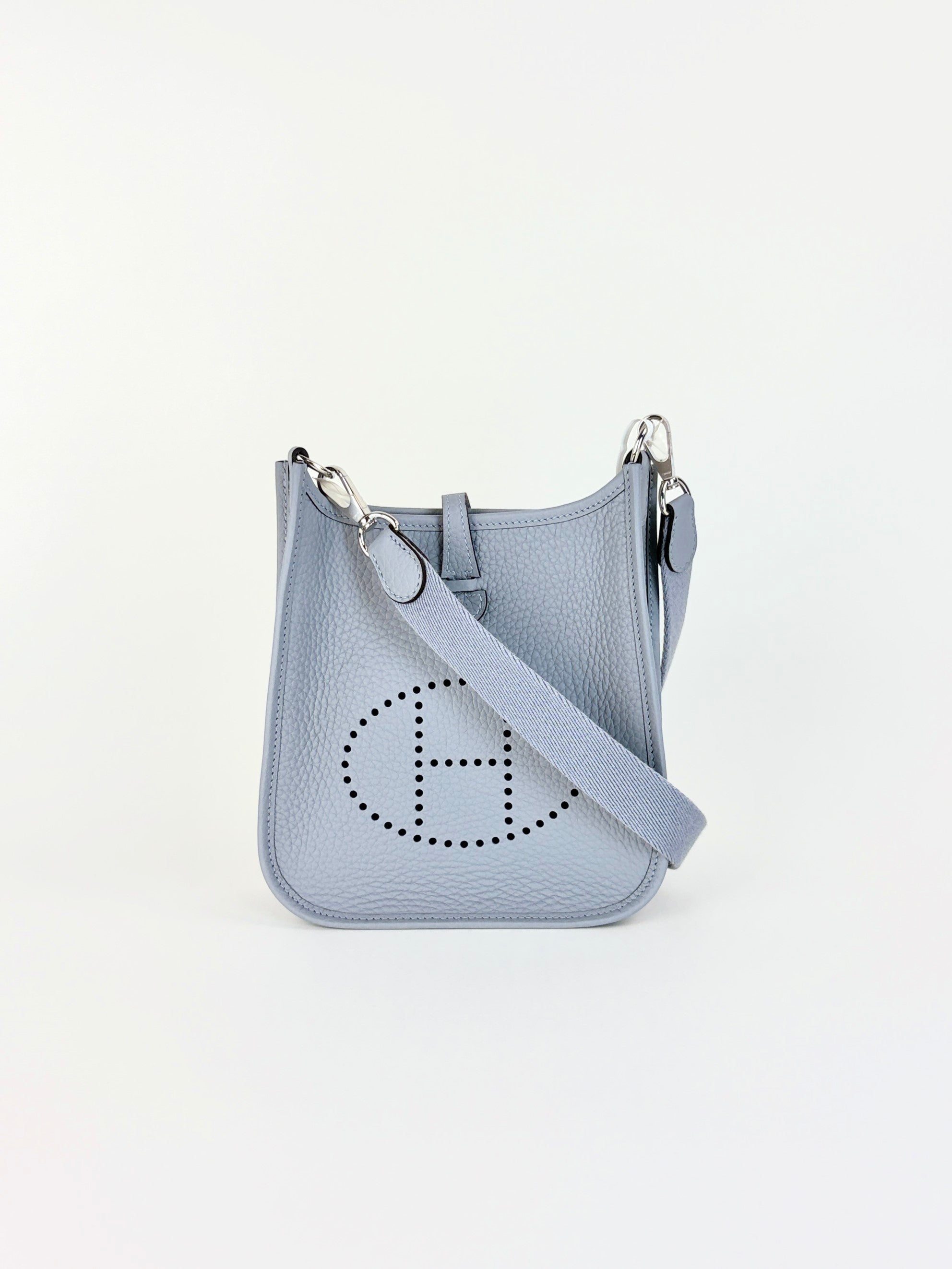 Hermes gris taurillon Clemence Evelyne 16 amazon bag