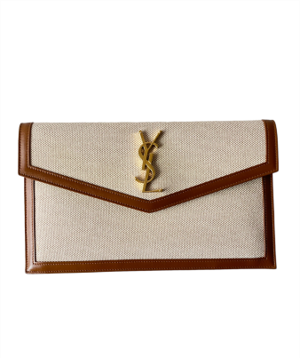 YSL Bicolor Uptown Pouch-Pouch-YSL-The Closet Egypt
