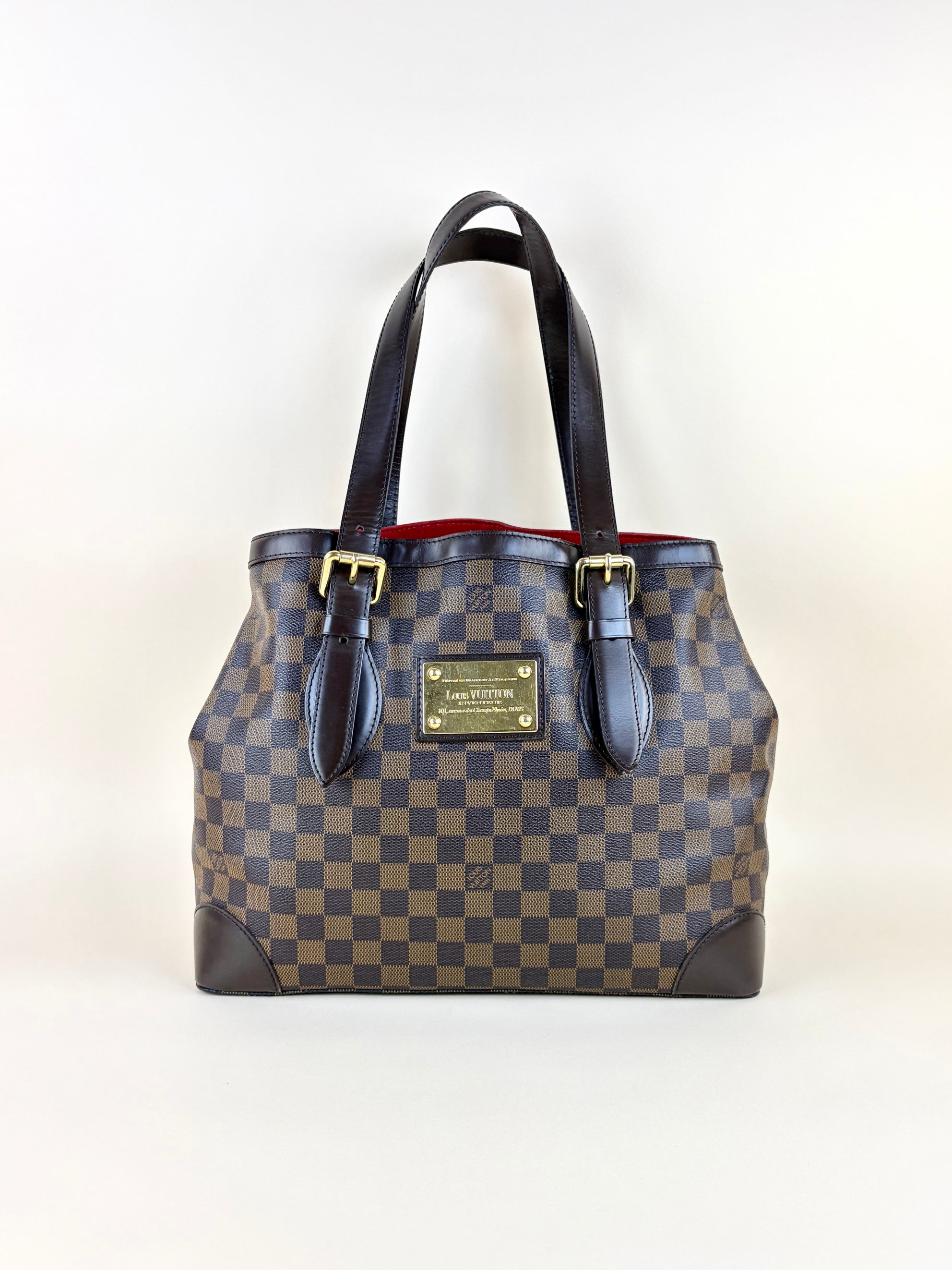 Louis Vuitton Damier Ebene Hampstead MM Bag