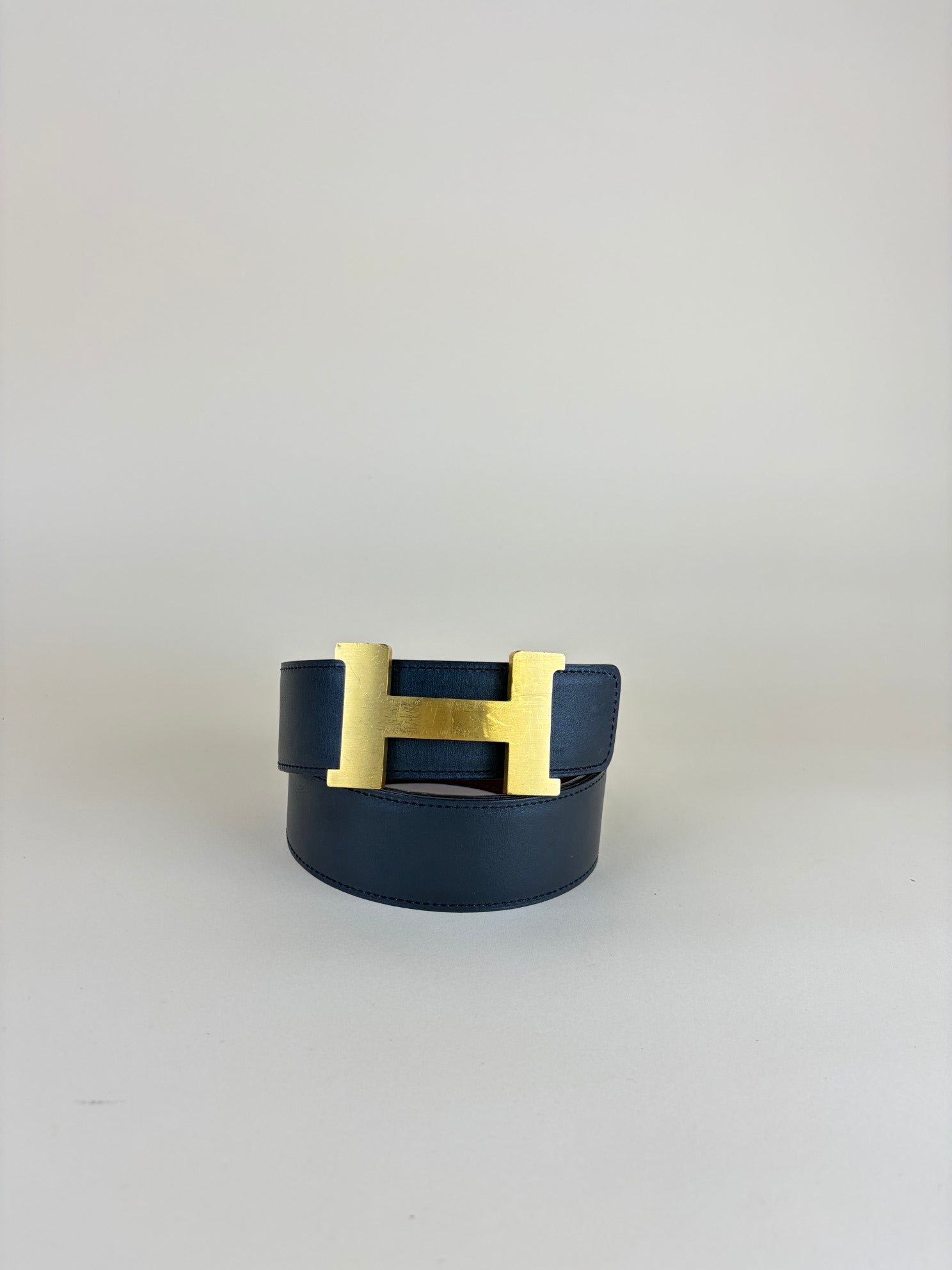 Hermes Bicolor Constance Belt Buckle 40mm Belt