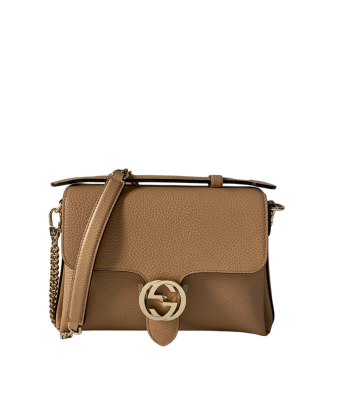Gucci Beige Dollar Interlocking G Top Handle Bag-handbag-Gucci-The Closet Egypt
