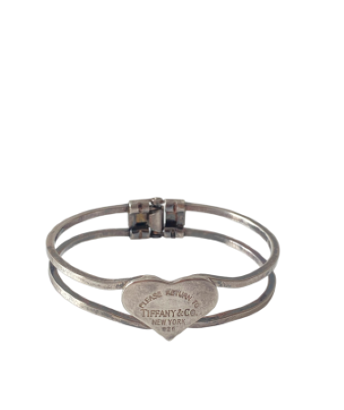 Tiffany & Co Silver Heart Bracelet-Bracelet-Tiffany & Co-The Closet Egypt