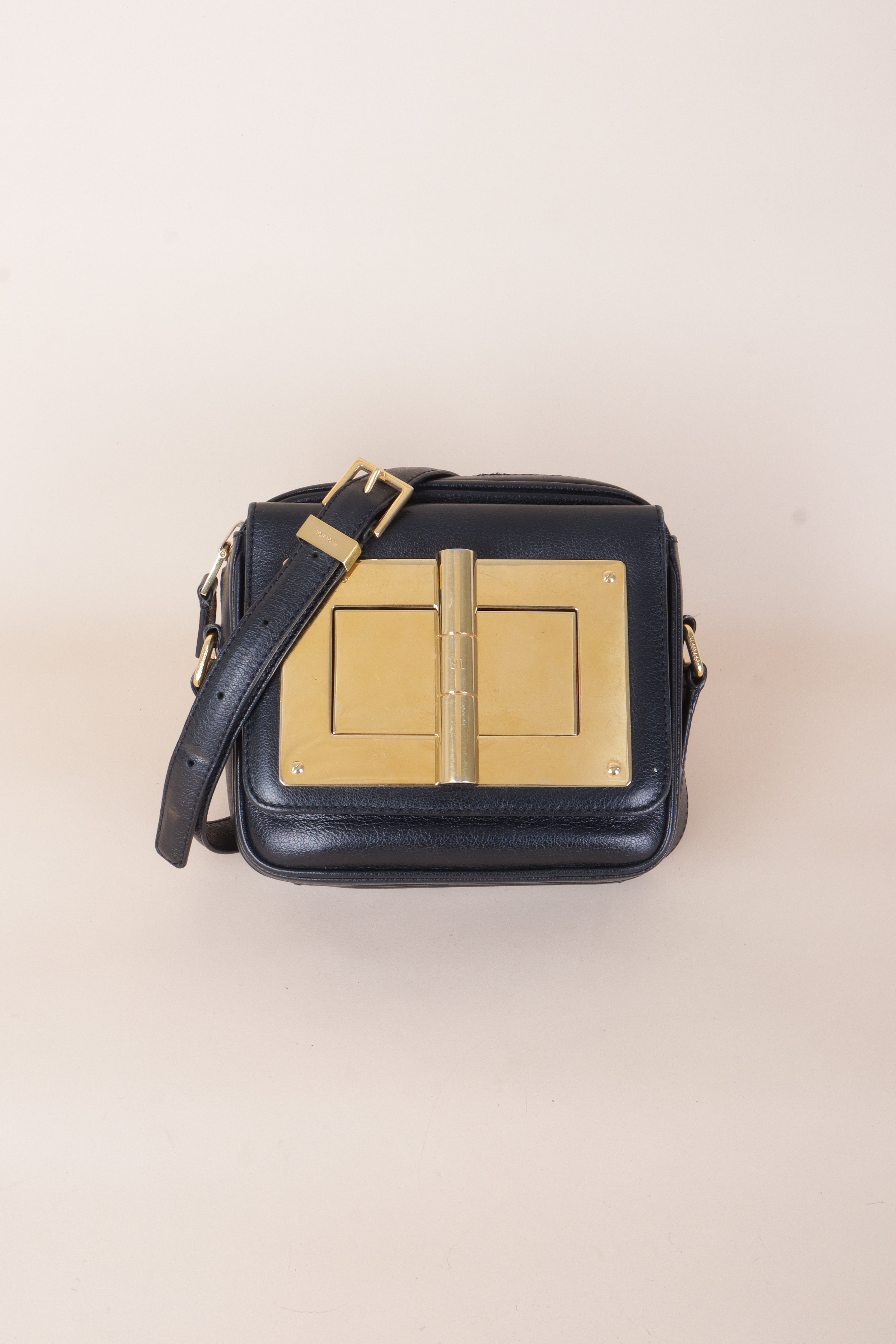 TOM FORD Black Natalia Medium Flap Bag