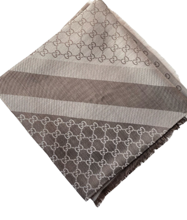 Gucci Dark Brown GG Scarf-Scarf-Gucci-The Closet Egypt