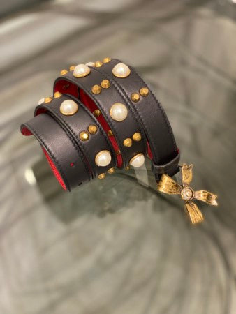 Gucci hot sale bow belt