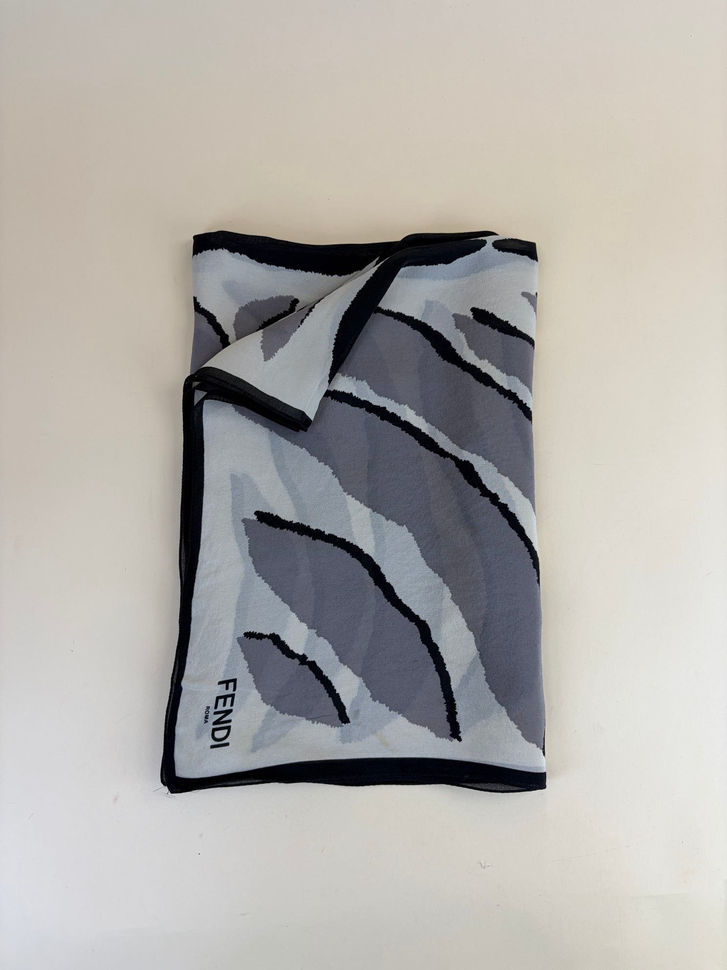 Fendi Multicolor Silk Scarf