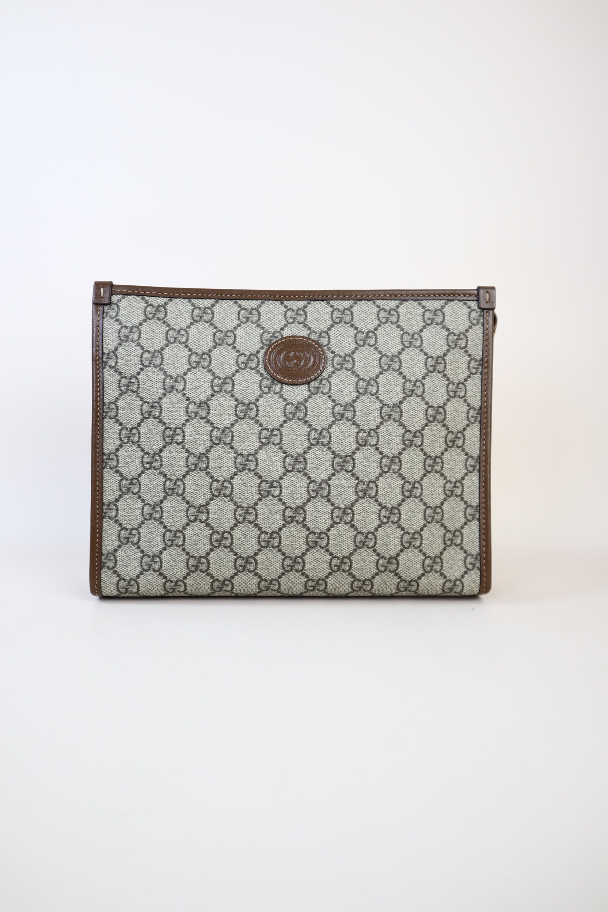 Gucci Brown GG Interlocking Pouch