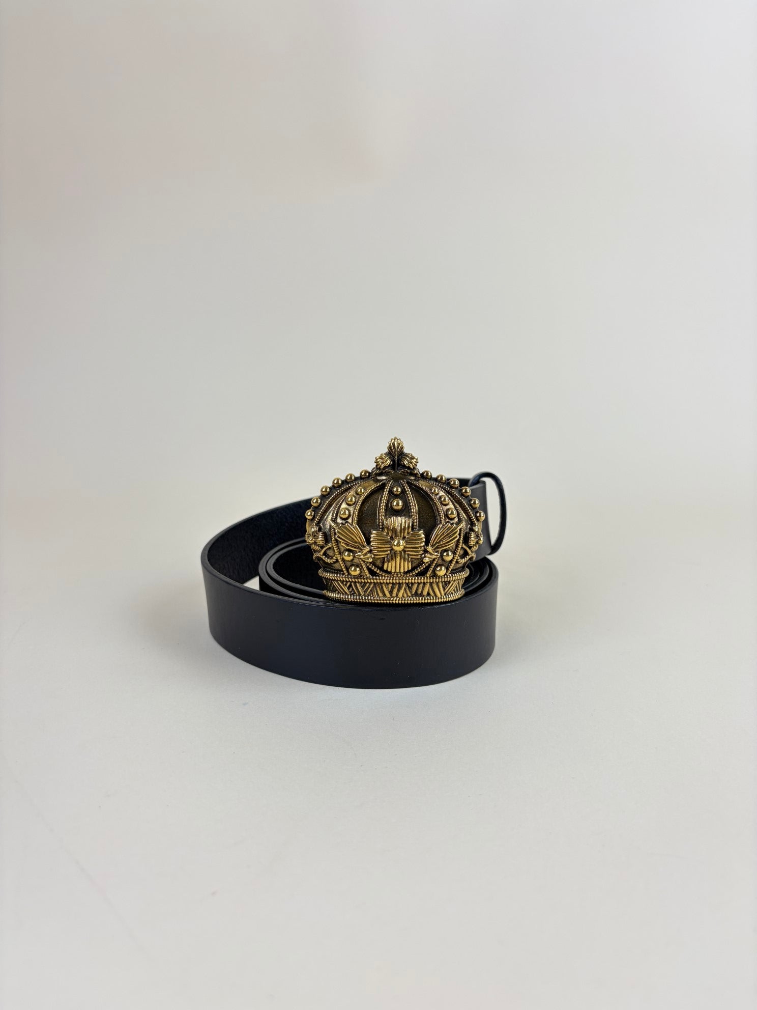 dolce gabbana crown belt