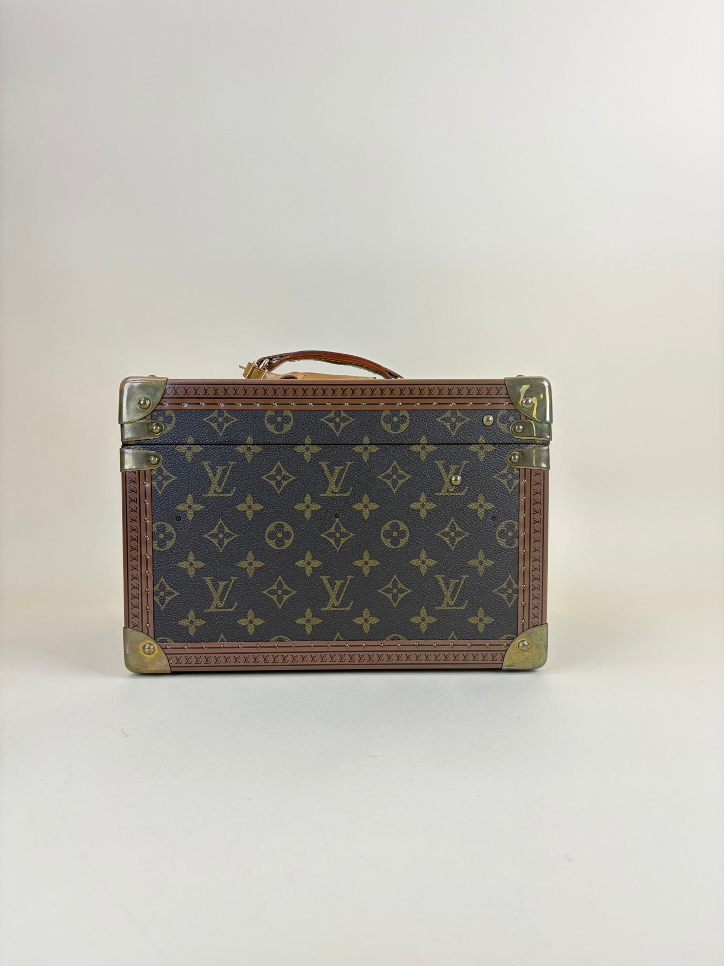 Louis Vuitton Monogram boite flacons beauty train trunk case