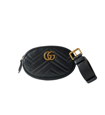 Gucci Black Marmont Waist Bag-handbag-Gucci-The Closet Egypt
