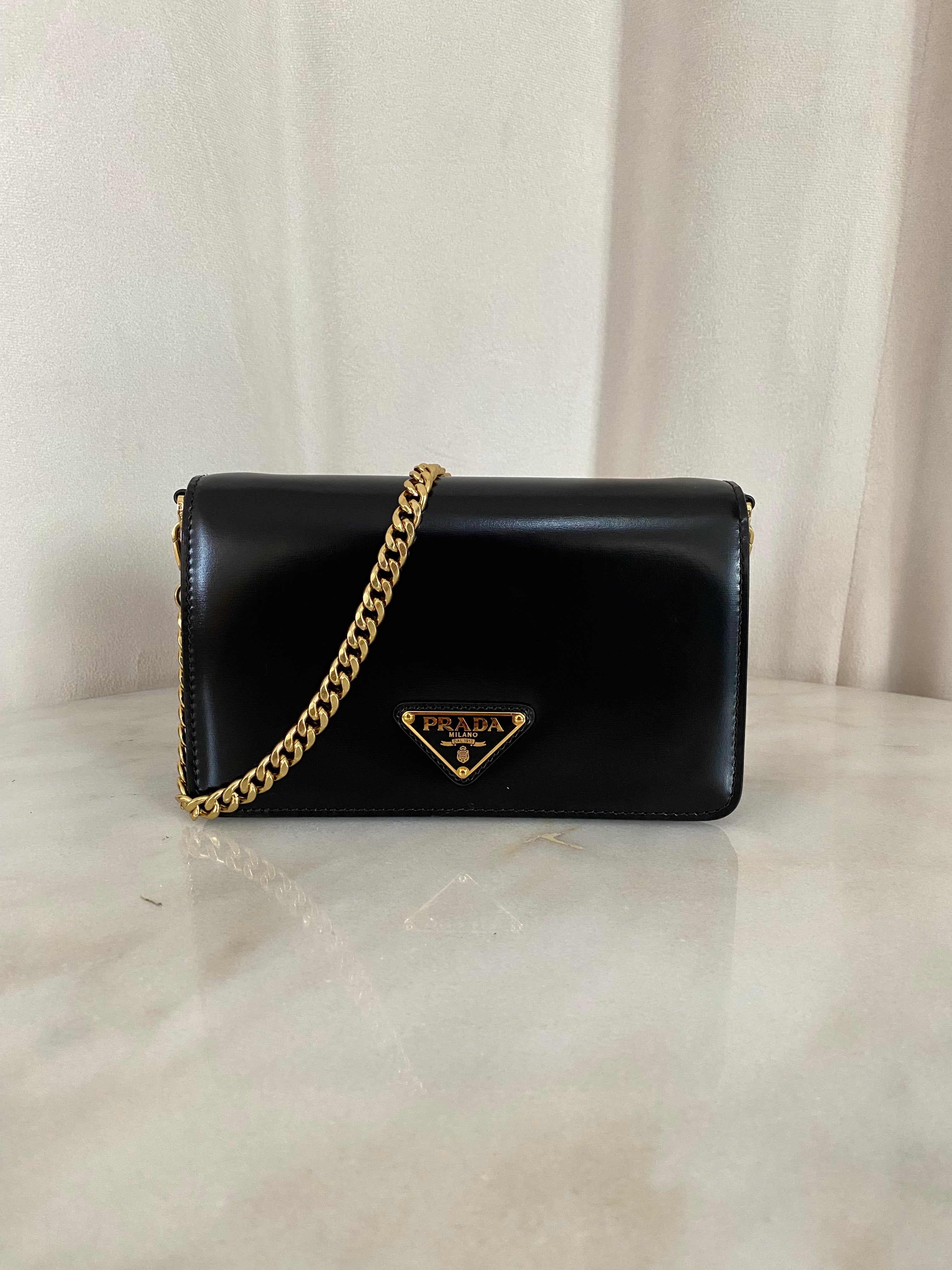 Prada Black WOC-Wallet Chain-Prada-The Closet Egypt