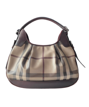 Burberry Brown Smoke Check Hobo Bag-handbag-Burberry-The Closet Egypt
