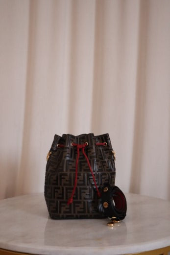 Fendi Tricolor Mon Tresor Bucket Small Bag-handbag-Fendi-The Closet Egypt