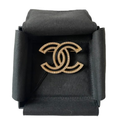 Chanel Gold CC Brooch-Brooch-Chanel-The Closet Egypt