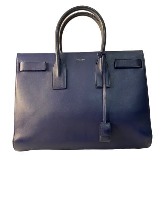 YSL Blue Sac De Jour Large Tote Bag-handbag-YSL-The Closet Egypt