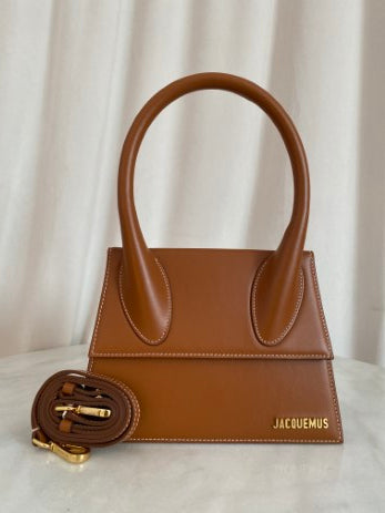 Jacquemus Camel Le Chiquito Grand Tote Bag-handbag-Jacquemus-The Closet Egypt