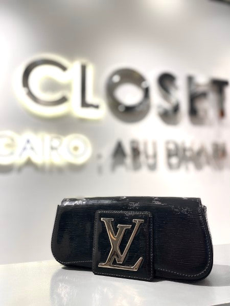 Louis Vuitton Black Vernis Sobe Clutch-Clutch-Louis Vuitton-The Closet Egypt