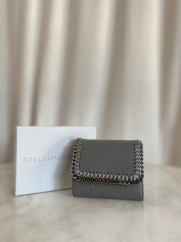 Stella Mccartney Grey Continental Falabella Small Wallet-wallet-Stella Mccartney-The Closet Egypt