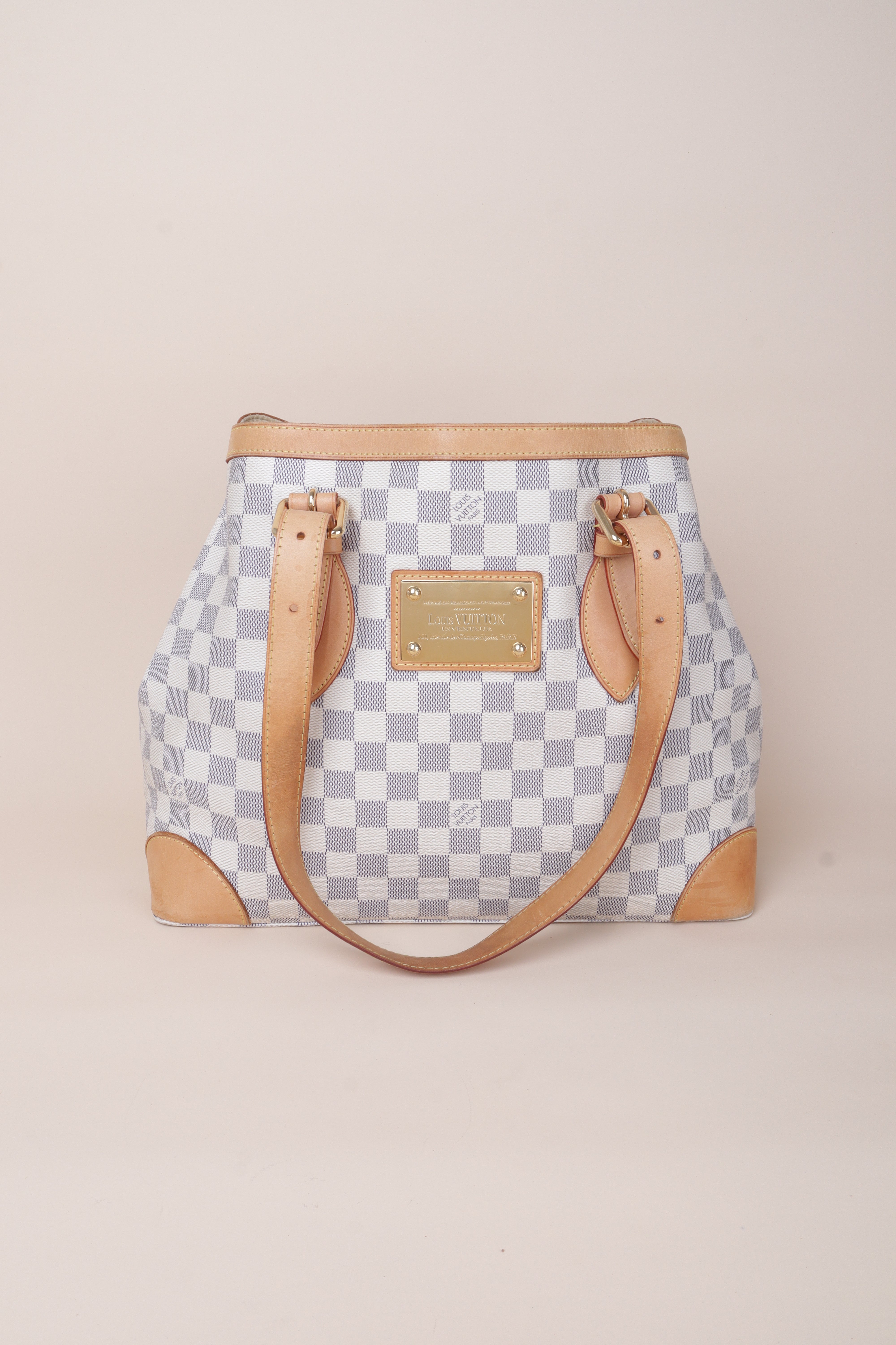 LOUIS VUITTON Damier Azur Hampstead shoulder bag