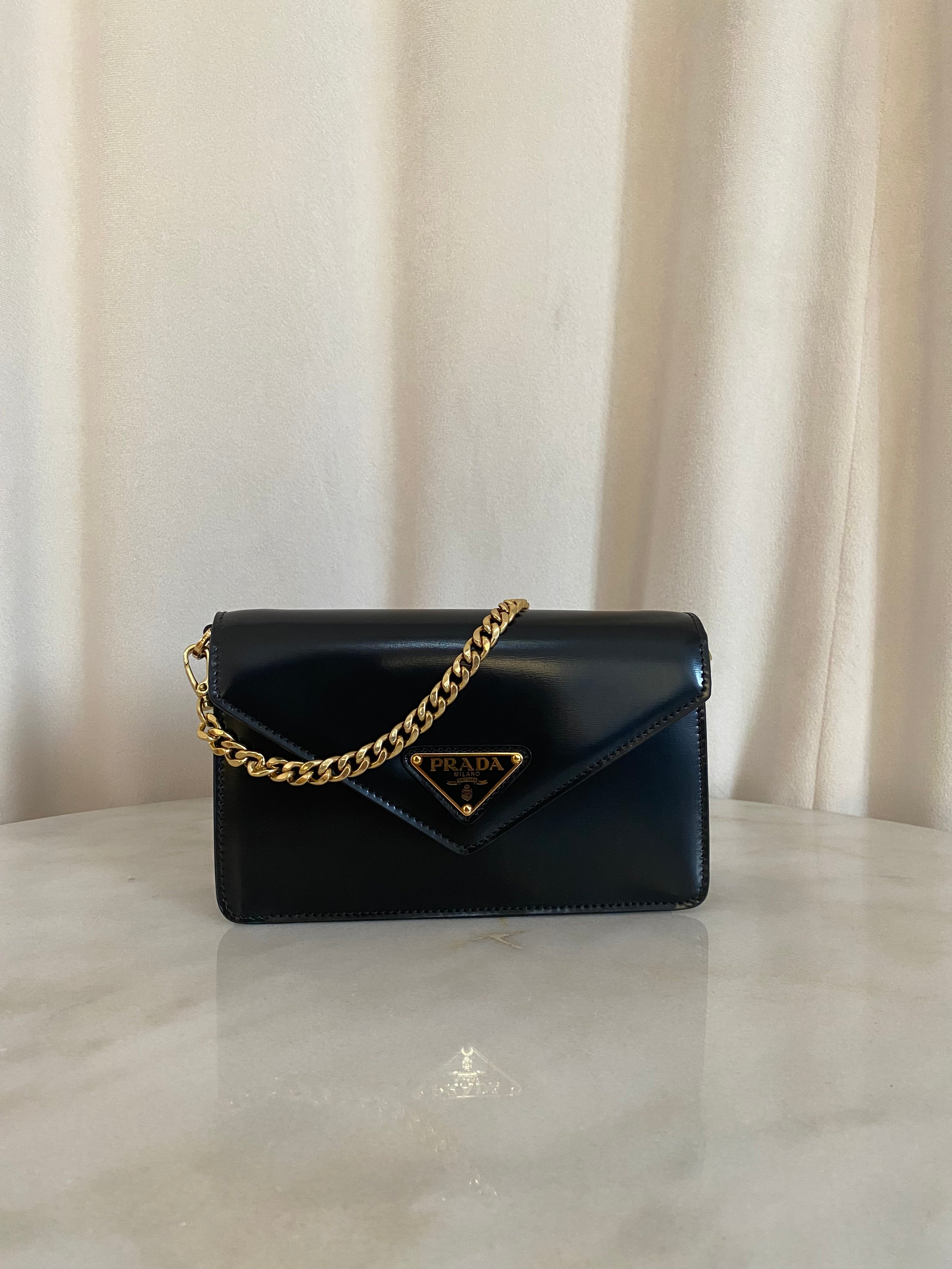 Prada Black Mini WOC-Wallet Chain-Prada-The Closet Egypt