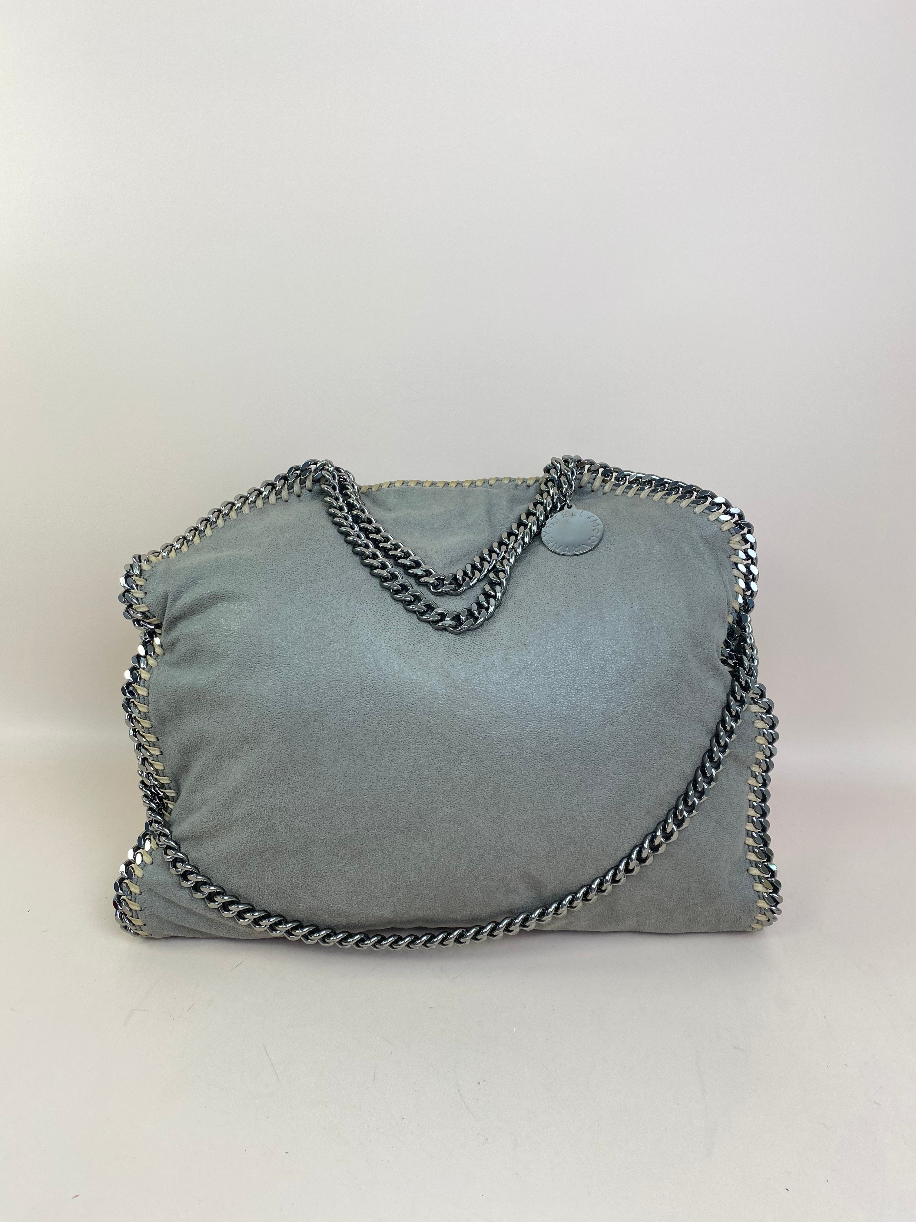 Stella Mccartney Grey Falabella 3 Chain Bag