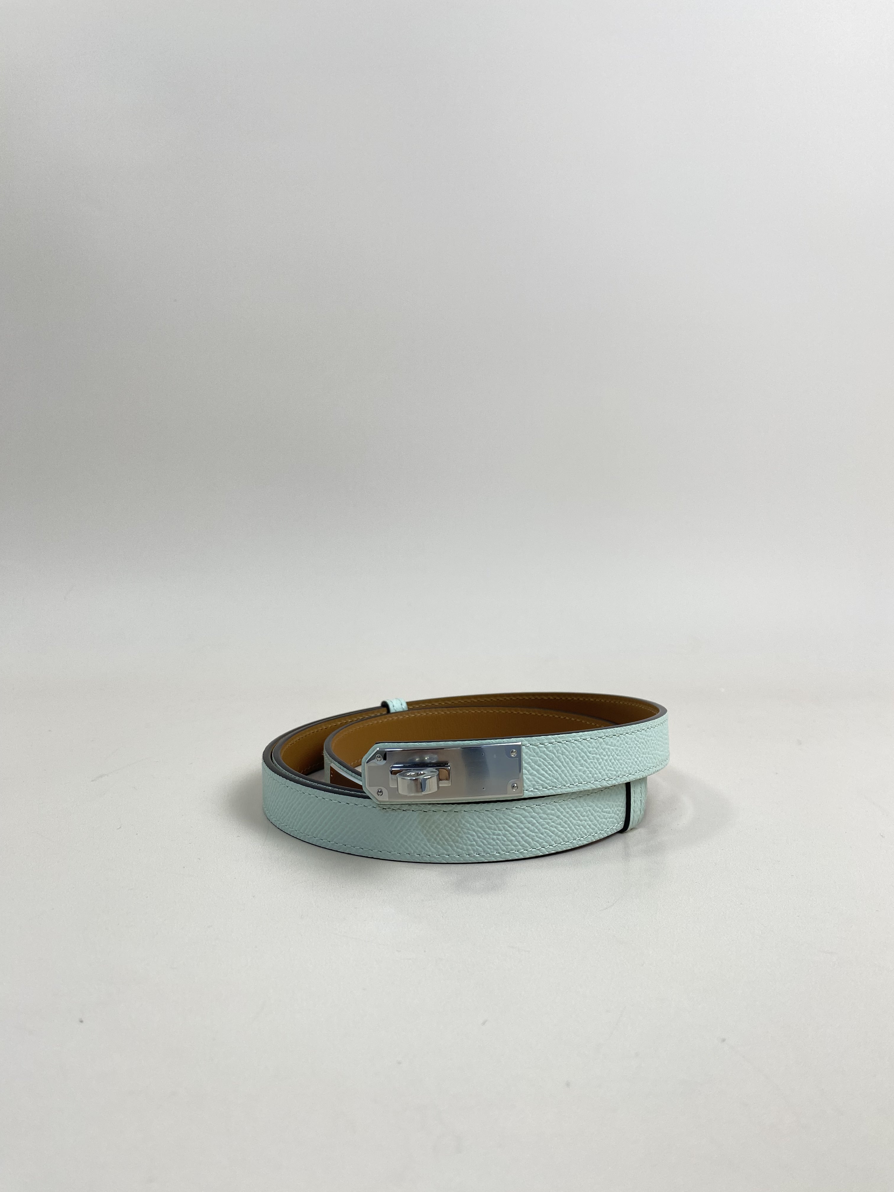 Hermes Vert Peppermint Kelly Belt