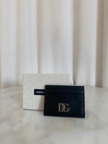 Dolce & Gabbana Black DG Card Holder-Card Holder-Dolce & Gabbana-The Closet Egypt