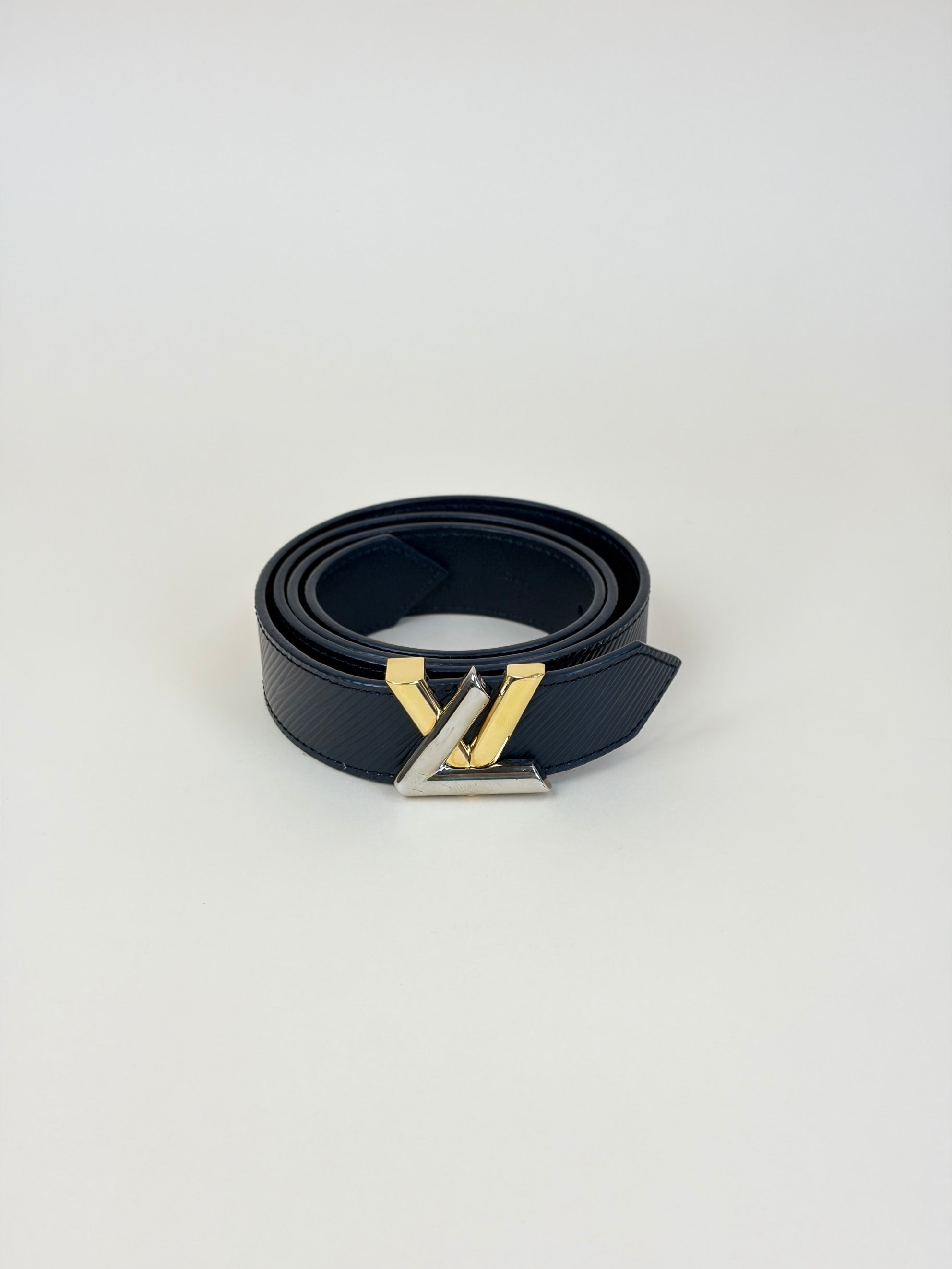 Louis Vuitton Black Twist 30mm Belt 36