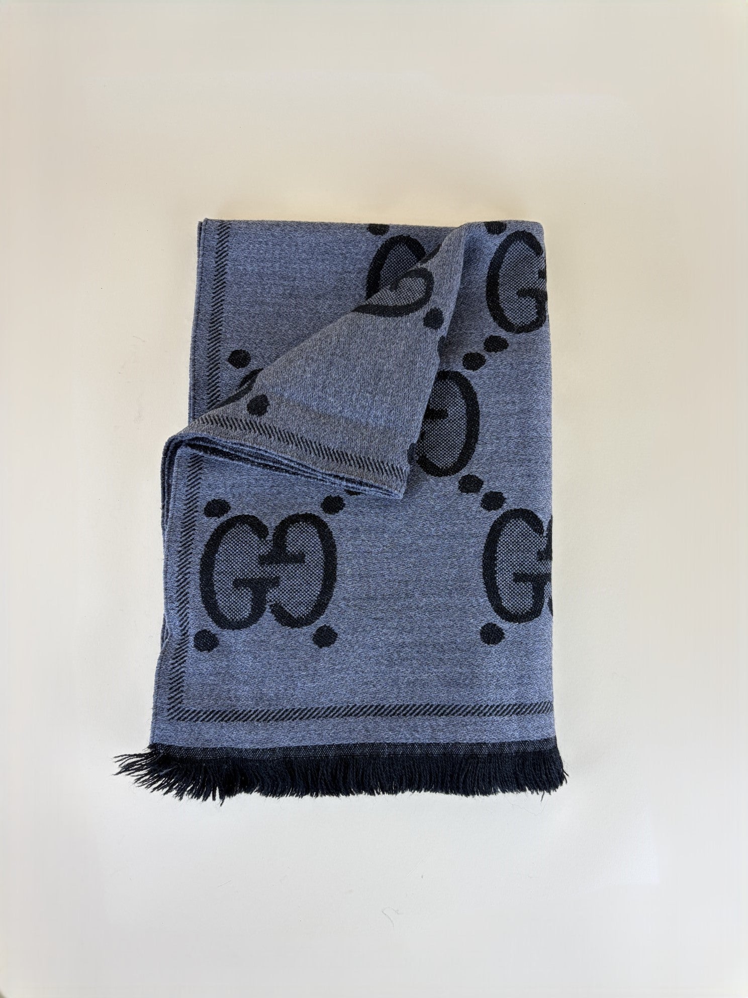 Gucci Bicolor GG Wool Shawl