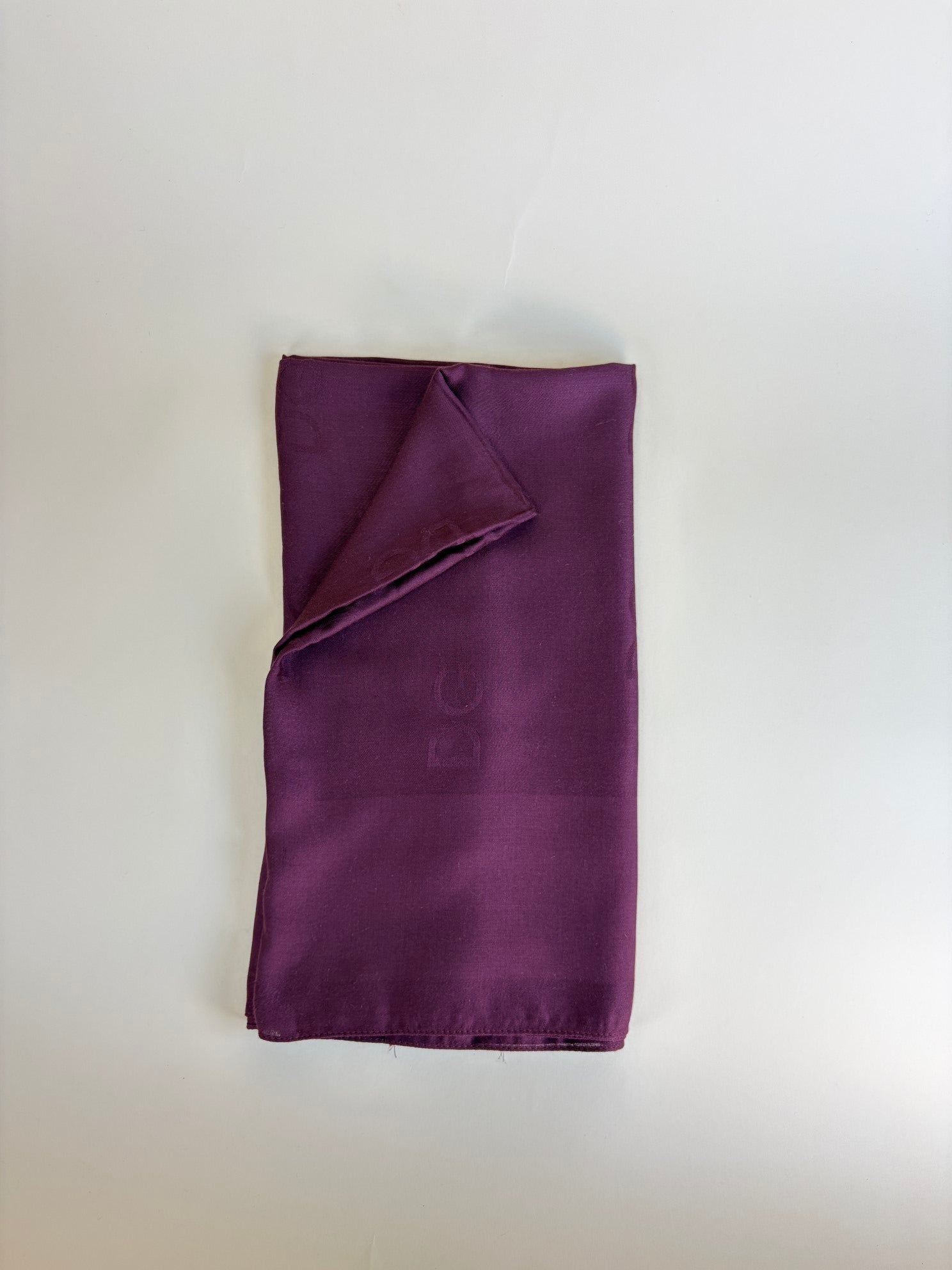 Dolce & Gabbana Burgundy Wool Scarf