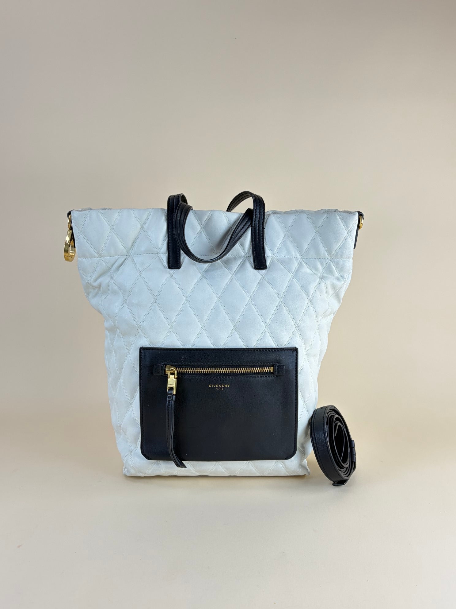 Givenchy Bicolor Rubber Zed Backpack Bag