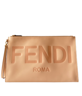 Fendi Pink Roma Pouch-Pouch-Fendi-The Closet Egypt