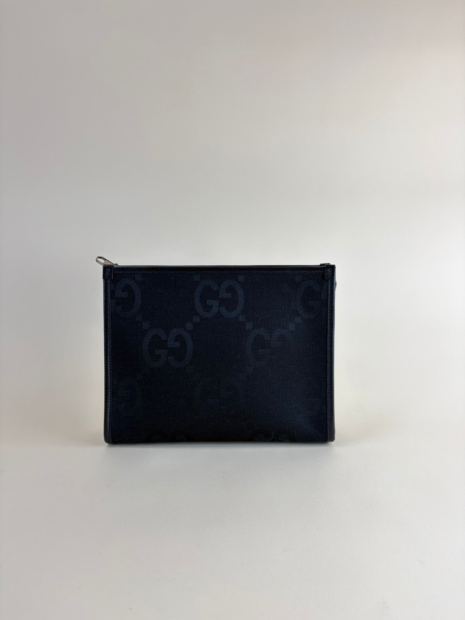 Gucci Black Jumbo GG Pouch