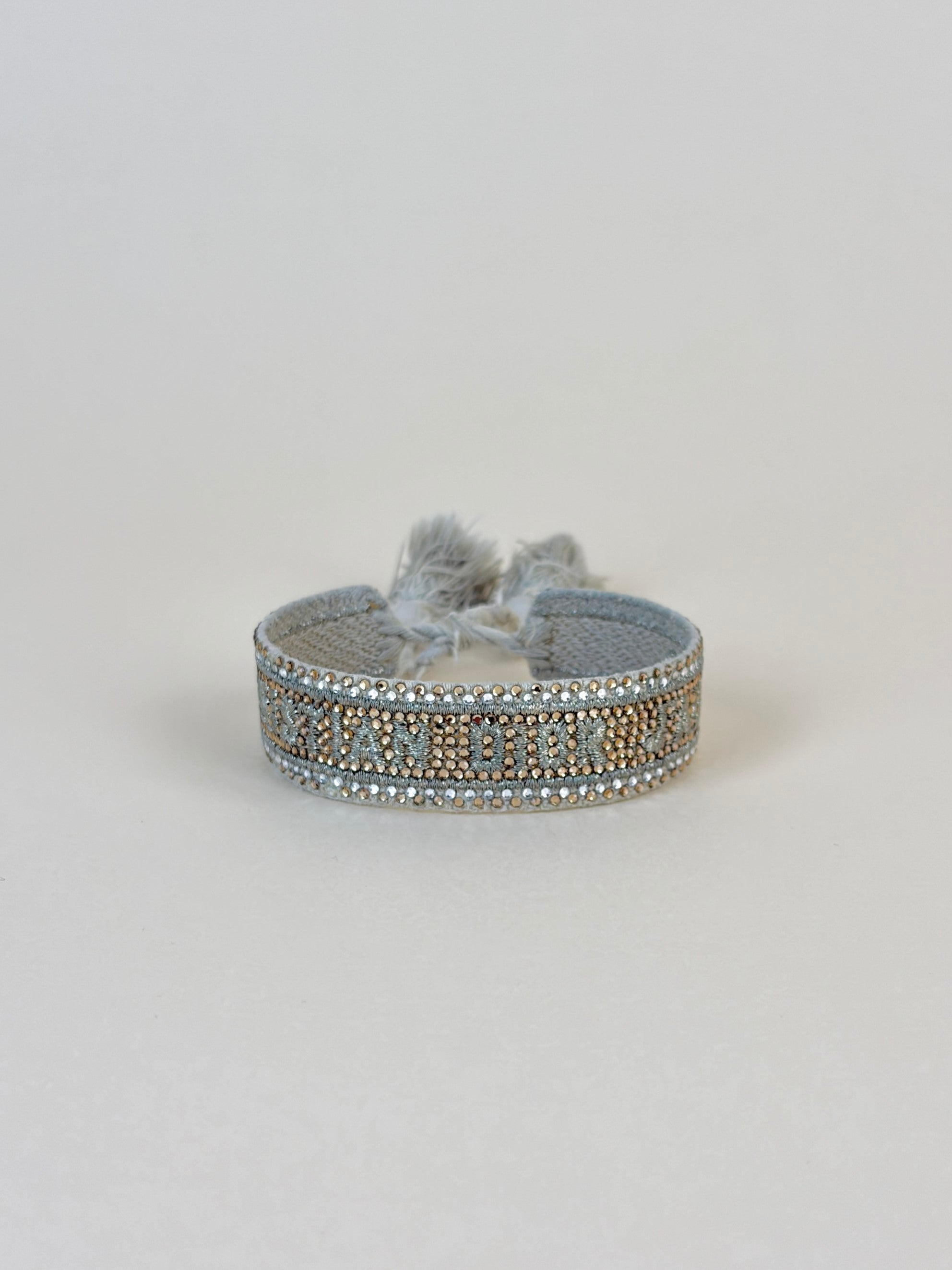 dior gold woven cotton crestals Embroidered j adior friend ship bracelet