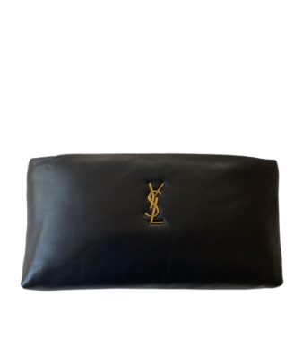 YSL Black Calypso Long Pouch-Pouch-YSL-The Closet Egypt