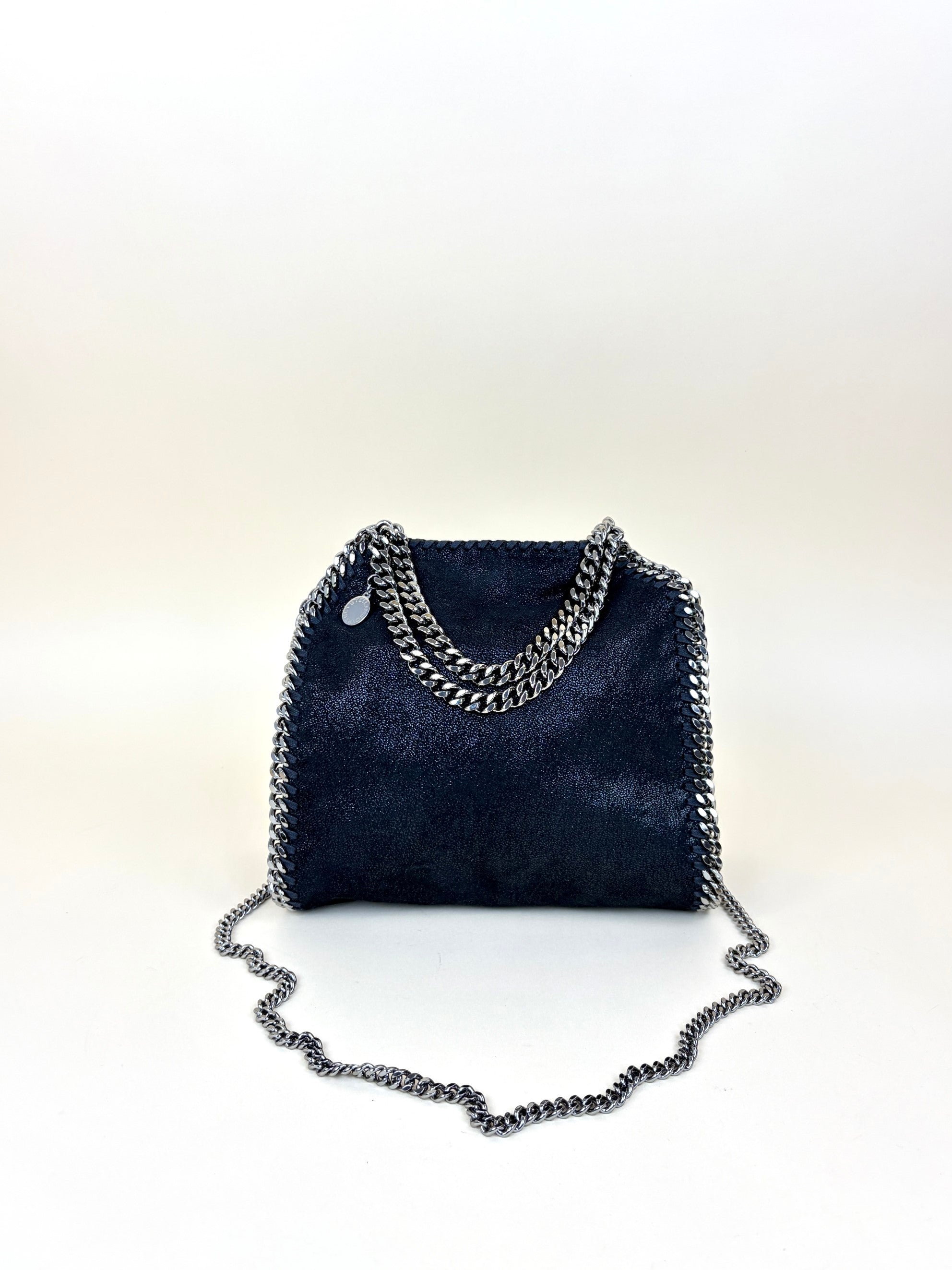 Stella McCartney black Falabella mini tote Bag