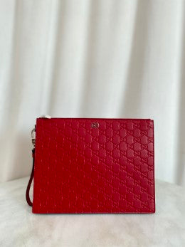 Gucci Red Clutch-Clutch-Gucci-The Closet Egypt