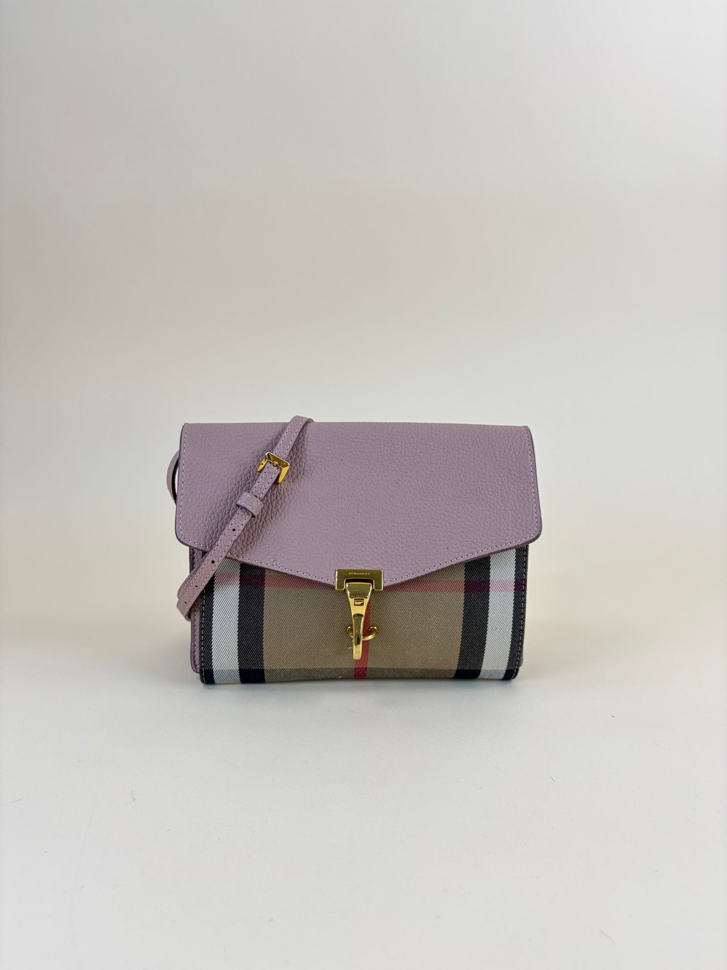 Burberry nude House Check Macken Crossbody Bag
